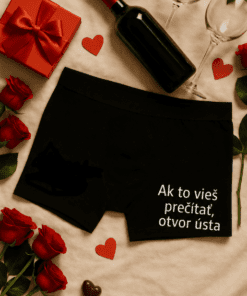Vtipná pánska bielizeň otvor ústa