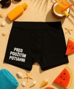 Vtipná pánska bielizeň pred použitím potiahni