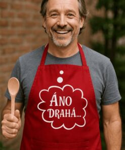 Vtipná zástera áno drahá