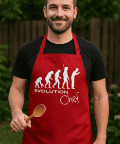 Vtipná zástera Evolution Chef