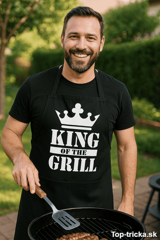 Vtipná zástera King of the Grill