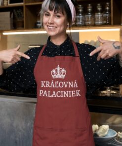 Vtipná zástera kráľovná palaciniek