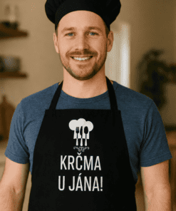 Vtipná zástera krčma s ľubovoľným menom