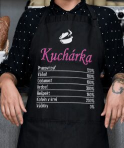 Vtipná zástera kuchárka pracovitosť