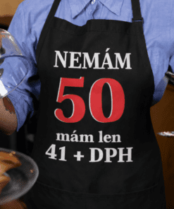 Vtipná zástera nemám 50 mám len 41 DPH