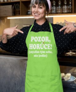 Vtipná zástera Pozor horúce