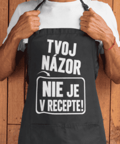 Vtipná zástera tvoj názor nie je v recepte