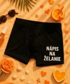 Vtipné boxerky s ľubovoľným nápisom