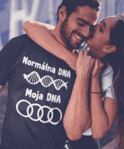 Vtipné tričko Audi DNA