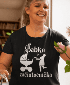 Vtipné tričko babka začiatočníčka