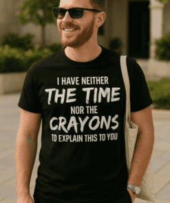 Vtipné tričko Crayons