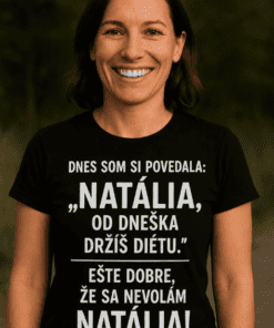 Vtipné tričko diéta s ľubovoľným menom