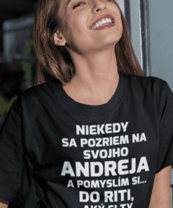 Vtipné tričko do riti šťastlivec s ľubovoľným menom