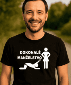 Vtipné tričko dokonalé manželstvo