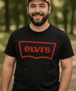 Vtipné tričko eLVI'S