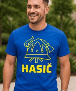 Vtipné tričko hasič čelada