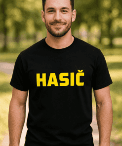 Vtipné tričko hasič nápis