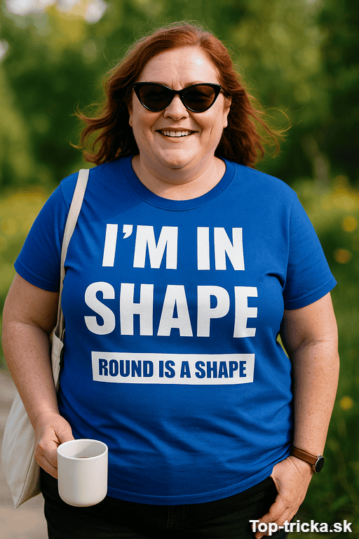 Vtipné tričko I am in shape