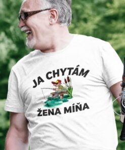 Vtipné tričko ja chytám žena míňa