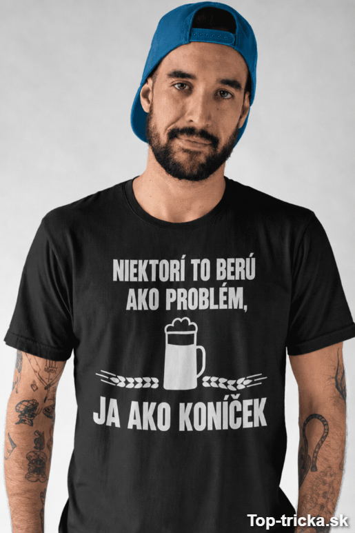 Vtipné tričko ja to beriem ako koníček