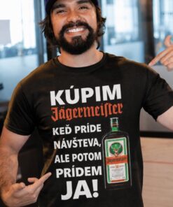 Vtipné tričko kúpim Jägermeister