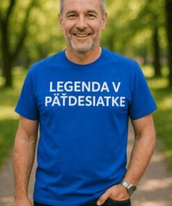 Vtipné tričko legenda v päťdesiatke