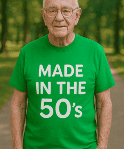Vtipné tričko Made in the 50s
