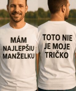 Vtipné tričko mám najlepšiu manželku