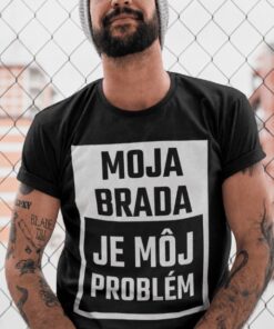 Vtipné tričko moja brada je môj problém