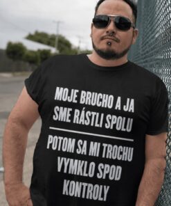 Vtipné tričko moje brucho a ja