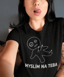 Vtipné tričko myslím na teba