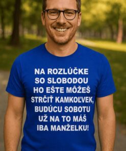 Vtipné tričko na rozlúčku so slobodou
