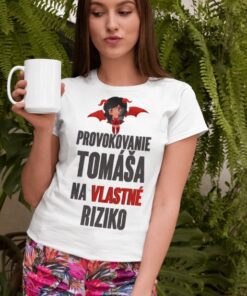 Vtipné tričko na vlastné riziko s ľubovoľným menom