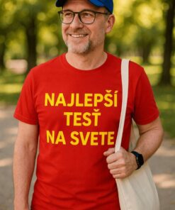 Vtipné tričko najlepší tesť na svete