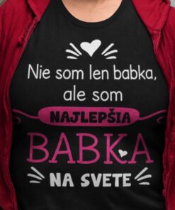 Vtipné tričko najlepšia babka na svete