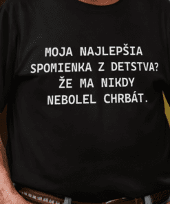 Vtipné tričko najlepšia spomienka z detstva