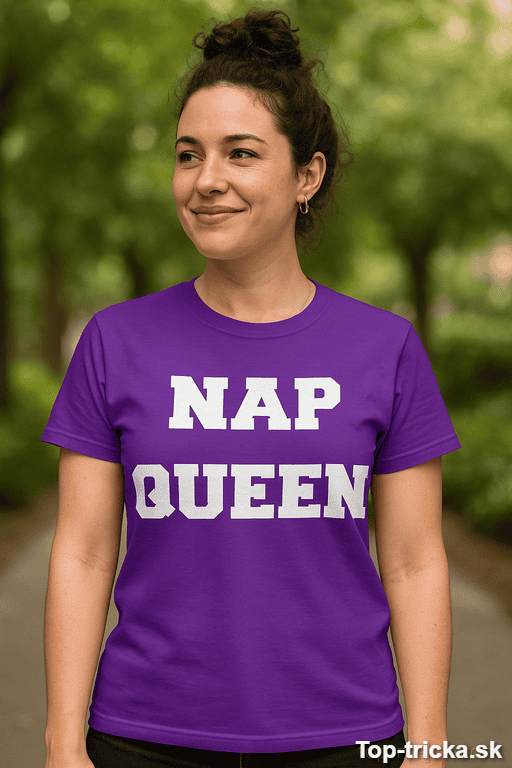 Vtipné tričko Nap Queen