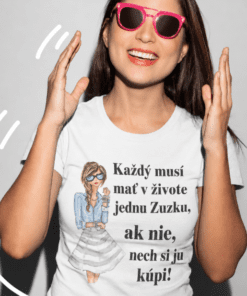 Vtipné tričko nech si kúpi s ľubovoľným menom