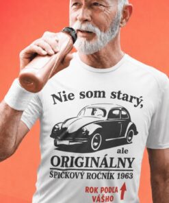 Vtipné tričko nie som starý s ľubovoľným ročníkom