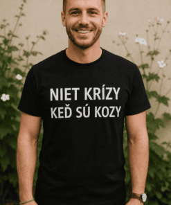 Vtipné tričko niet krízy keď sú kozy