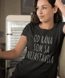 Vtipné tričko od rána som sa nezastavila