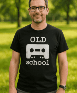Vtipné tričko OLD school
