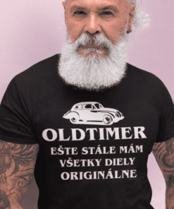 Vtipné tričko oldtimer všetky diely originálne