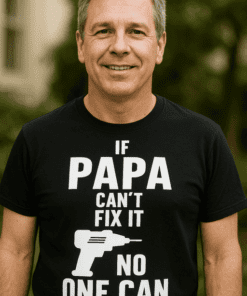 Vtipné tričko Papa fix it