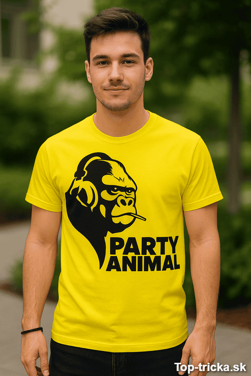 Vtipné tričko Party Animal