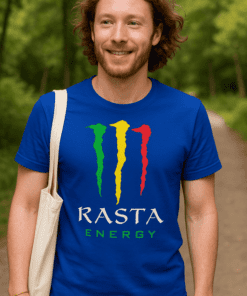 Vtipné tričko Rasta Energy