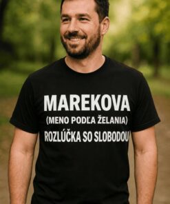 Vtipné tričko rozlúčka so slobodou s ľubovoľným menom