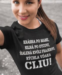 Vtipné tričko rýchla vďaka autu s ľubovoľnou značkou