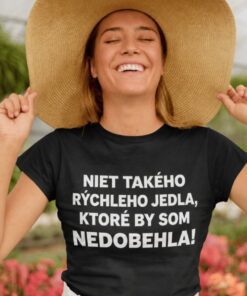 Vtipné tričko rýchle jedlo