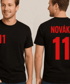 Vtipné tričko športový dres s ľubovoľným menom